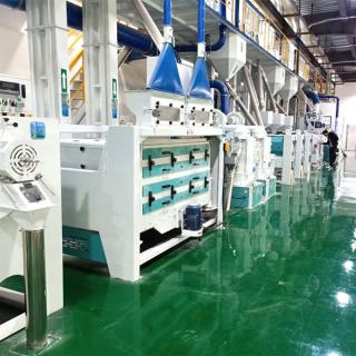 What should be paid attention to in the production process of 80 tons of rice processing equipment?