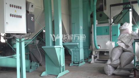 Automatic operation of rice processing line