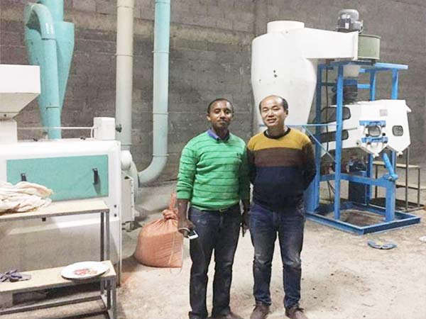 Ethiopia 1Ton/Hour Small Lentil Peeling Line Installation