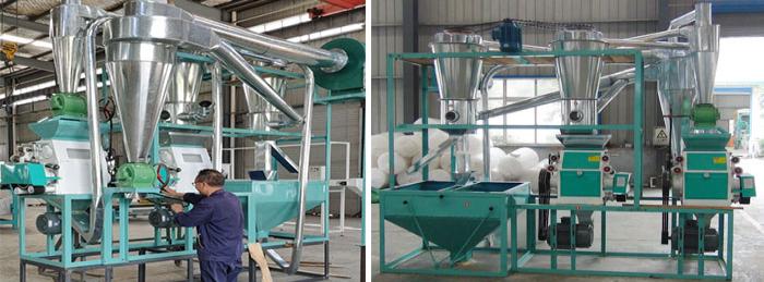 NF Double Cereals Maize flour milling machine