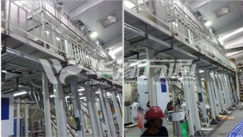 Thailand Mung Bean Peeling Line Built by Win Tone