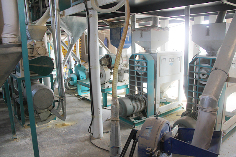 corn processing machine