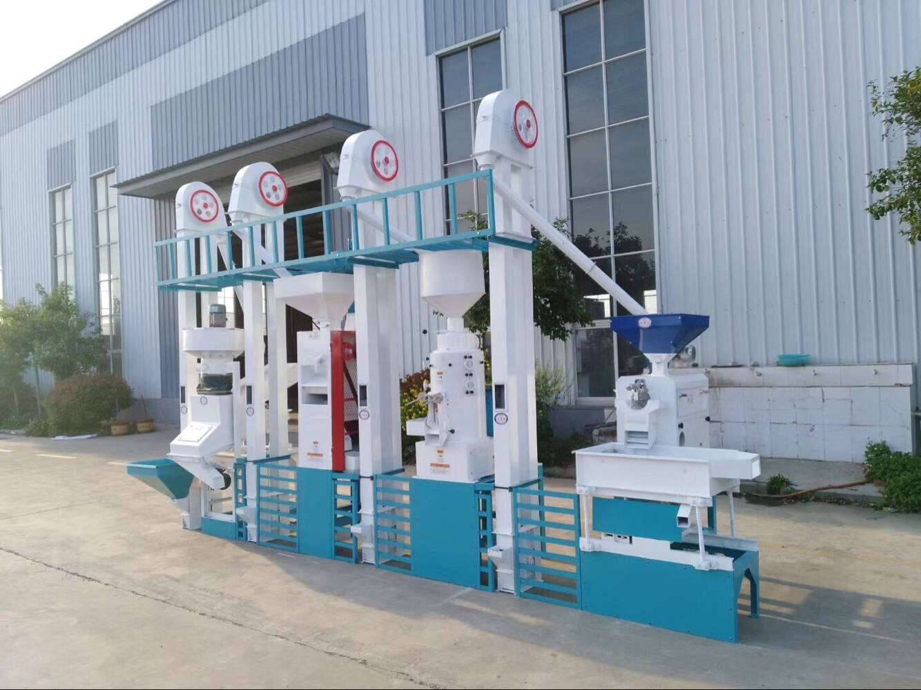 millet processing machines