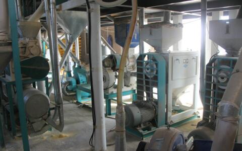 corn processing machine