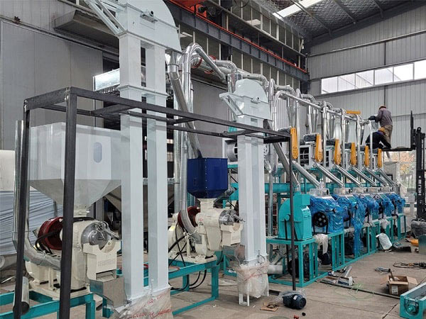 operation of corn processing machinery