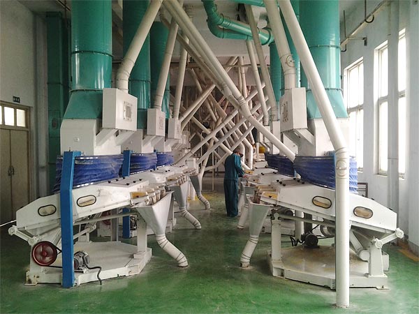 100 ton maize milling machine 