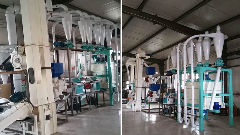 maize flour milling machine