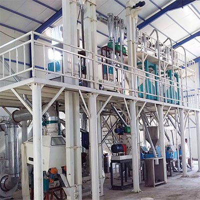 30T/24Hour Maize Flour Milling Machine with Hammer Mill