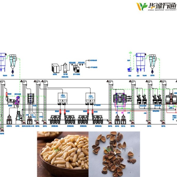 Pakistani Pine Nut Dehulling and Separating Equipment